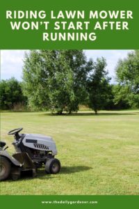 riding mower won t move forward or reverse